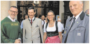 Königlicher Besuch - Hoheiten beim Festgottesdienst