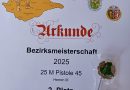 Bezirksmeisterschaften 2025: Peter Lindner holt Silber für die SG 1519 Waldsassen Bezirksmeisterschaften 2025: Peter Lindner holt Silber für die SG 1519 Waldsassen